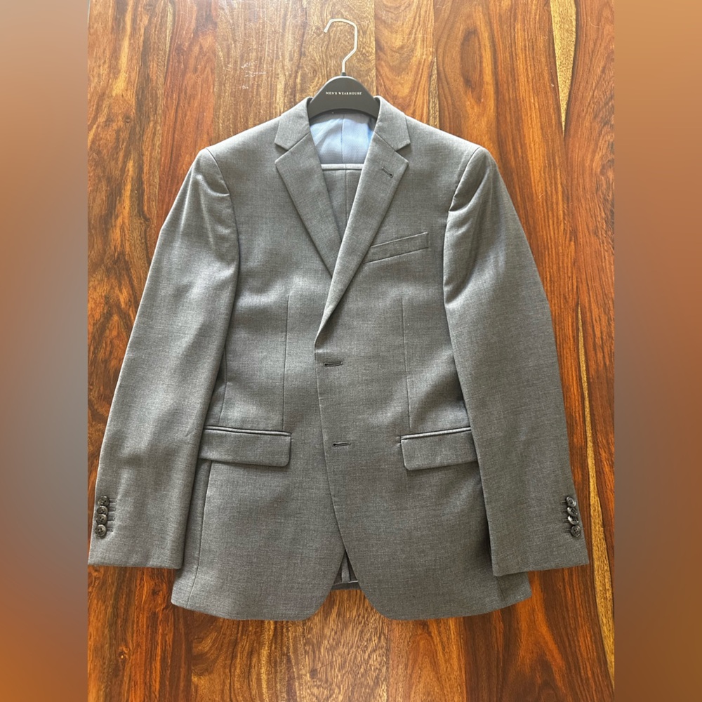 Custom suit from Joseph Aboumd Blazer 36 Pant 28/30” mens warehouse worn once.